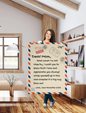 Dear Mom Air Mail Cozy Plush Fleece Blanket - 30x40 | Perfect Gift for Mom