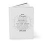 Perfect Gift to Daughter From Dad Hardcover Journal Matte | Perfect gift for her | Back to school notebook