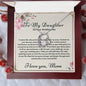 To My Daughter On Your Wedding Day Perfect Gift | Stunning Necklace Gift for Daughter On Her Wedding Day