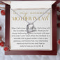 To My Amazing Mother In Law Stunning Necklace Gift | Perfect Gift For Mother In Law On Wedding Day