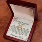 To My Daughter On Your Wedding Day Perfect Gift | Stunning Necklace Gift for Daughter On Her Wedding Day