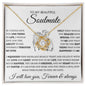 To My Soulmate Enchanted Necklace for Her | Perfect Gift for Anniversary, Birthday, Holiday Gift, Valentines day | Perfect Gift for Your Soulmate