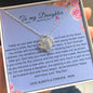 To My Daughter On Your Wedding Day Perfect Gift | Stunning Necklace For Daughter On Wedding Day
