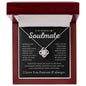 To My Soulmate Necklace for Her | Perfect Enchanted Gift for Anniversary, Birthday, Holiday Gift, Valentines day | Perfect Gift for Soulmate