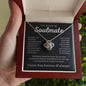 To My Soulmate Necklace for Her | Perfect Enchanted Gift for Anniversary, Birthday, Holiday Gift, Valentines day | Perfect Gift for Soulmate
