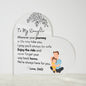 To My Daughter Love Dad Acrylic Art | Perfect Gift for Daughter | Daughter Gift from Dad