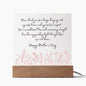 Mother's Day Acrylic Art Plaque | Perfect Gift For Your Mom
