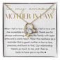 To My Amazing Mother In Law Stunning Necklace Gift | Perfect Gift For Mother In Law On Wedding Day