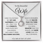 To My Wife | Stunning Gift Necklace
