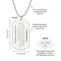 Grandson Dog Tag | Perfect Gift For Grandson
