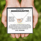To My Beautiful Granddaughter Believe in Yourself - Stunning Necklace Gift