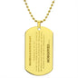 Grandson Dog Tag | Perfect Gift For Grandson