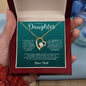 Forever Love necklace Gift for Daughter from Dad