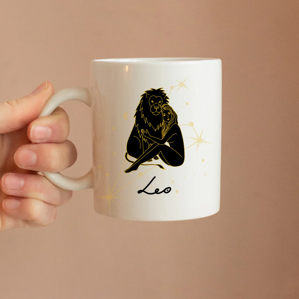 Leo Zodiac Magic Mug | Perfect Birthday Gift