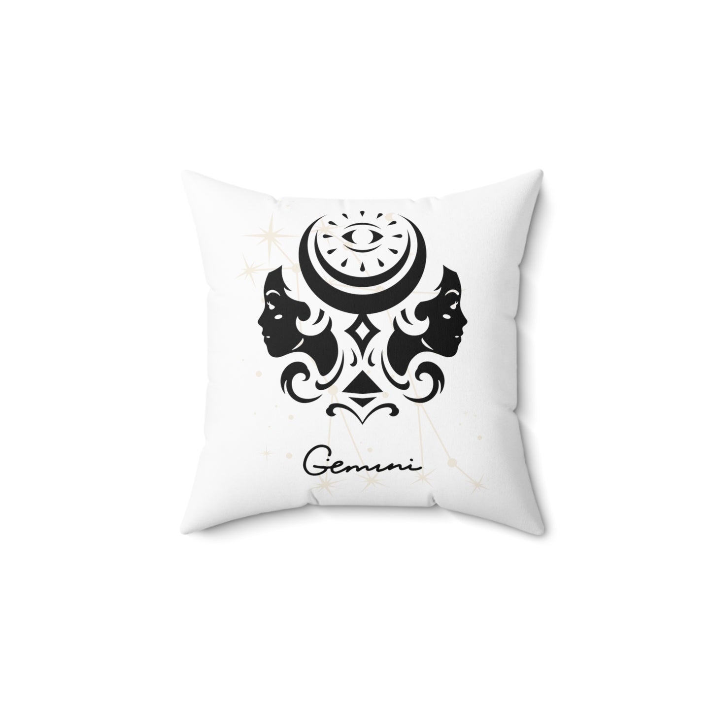 Gemini Zodiac Square Pillow | Perfect Gift for the Home