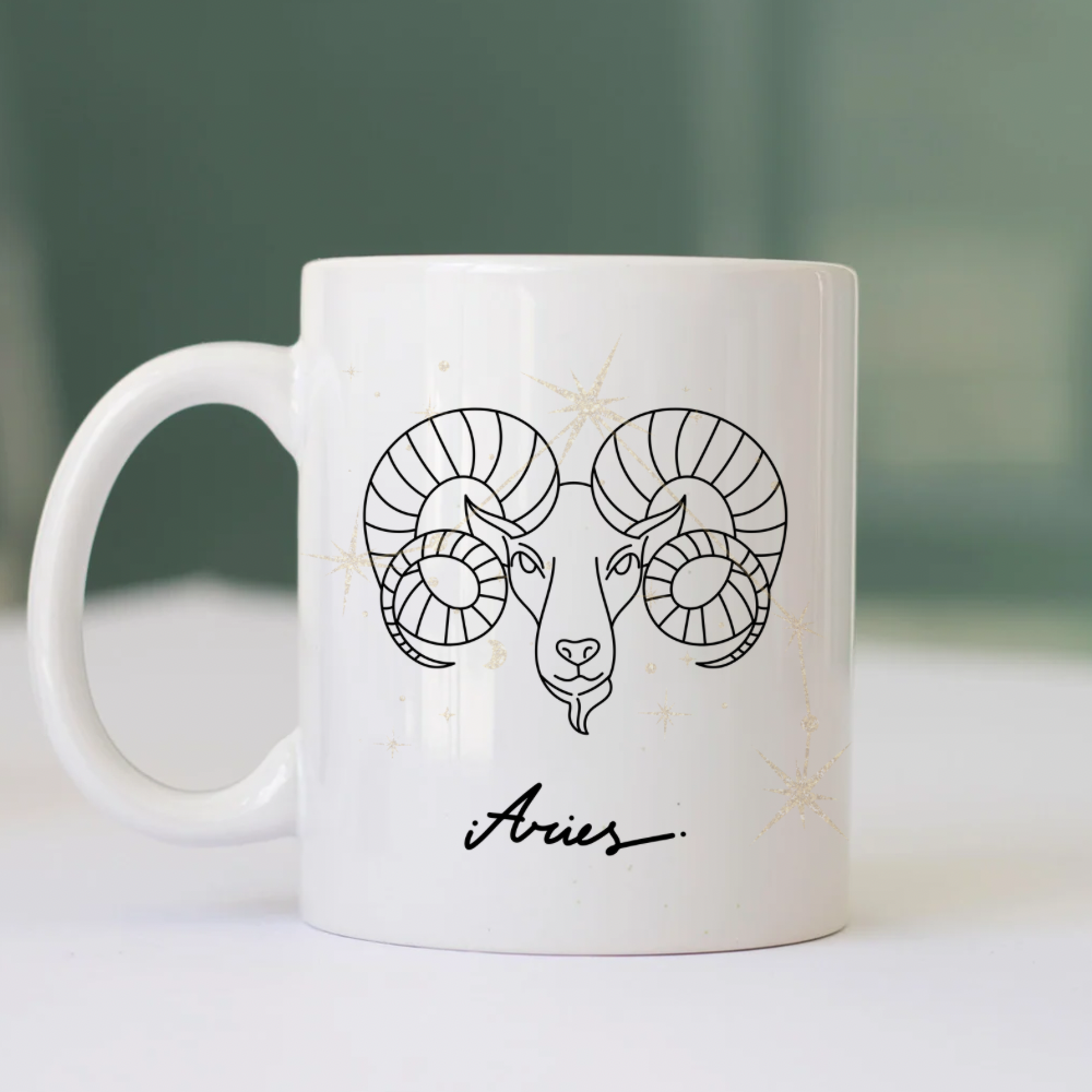 Aries Zodiac Magic Mug | Perfect Birthday Gift