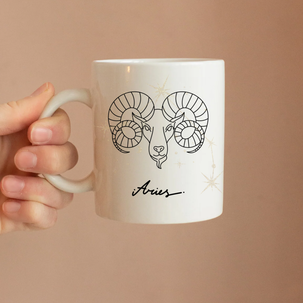 Aries Zodiac Magic Mug | Perfect Birthday Gift