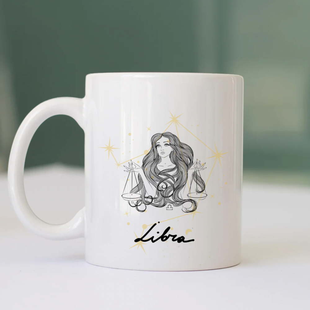 Libra Zodiac Magic Mug | Perfect Birthday Gift