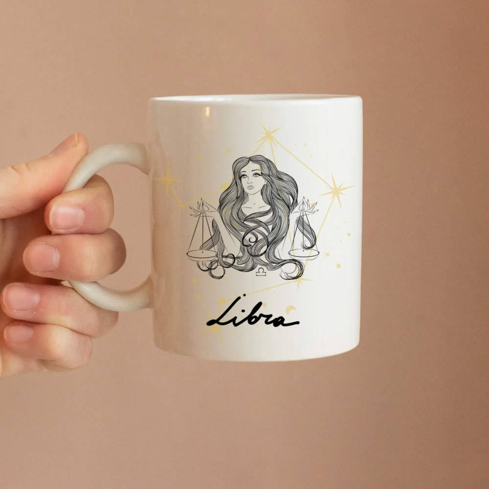 Libra Zodiac Magic Mug | Perfect Birthday Gift