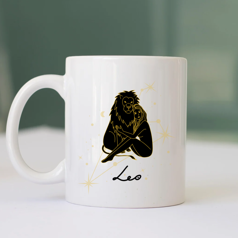 Leo Zodiac Magic Mug | Perfect Birthday Gift