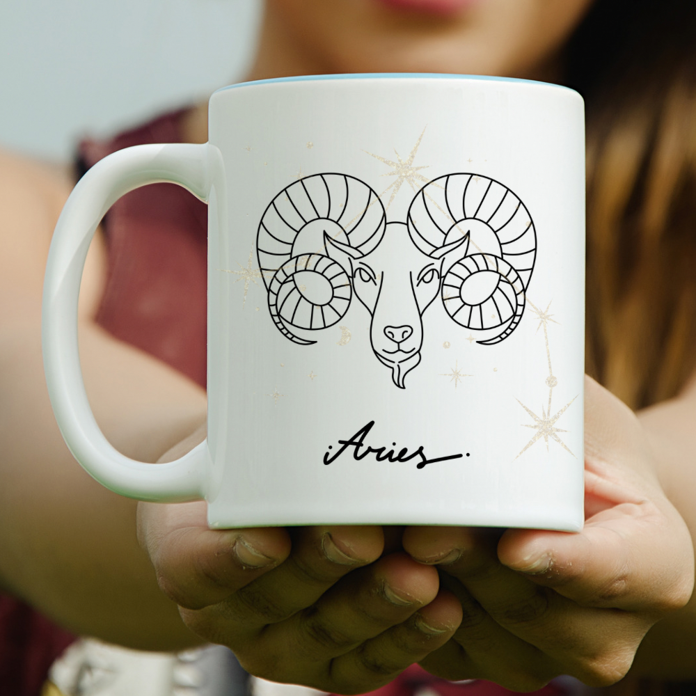 Aries Zodiac Magic Mug | Perfect Birthday Gift