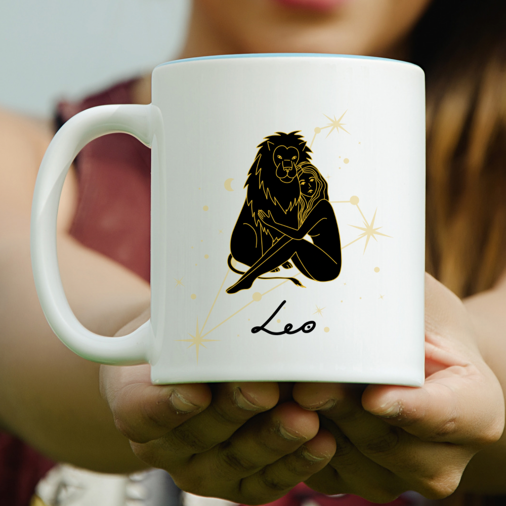 Leo Zodiac Magic Mug | Perfect Birthday Gift