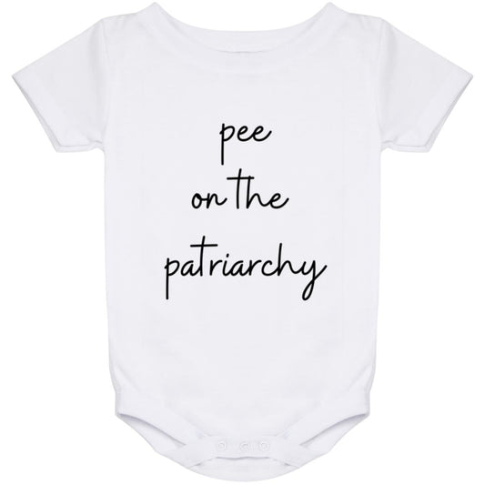 Pee on the Patriarchy Funny Baby Onesie 24 Month