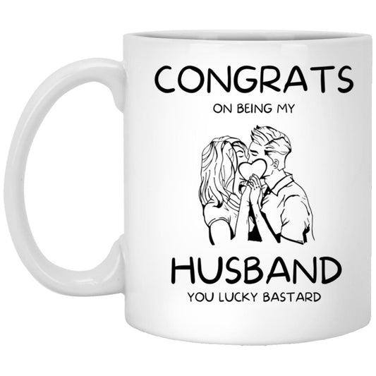 Congrats On Being My Husband Mug | Perfect Gift for Him