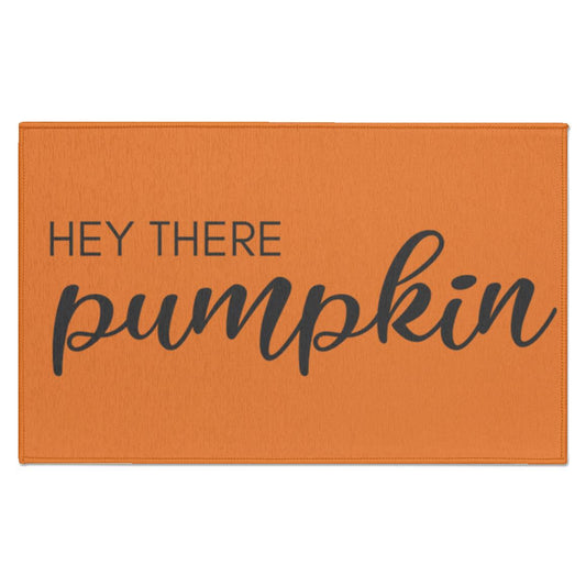 Hey There Pumpkin Indoor Halloween Mat | Halloween Decor | Halloween Decoration