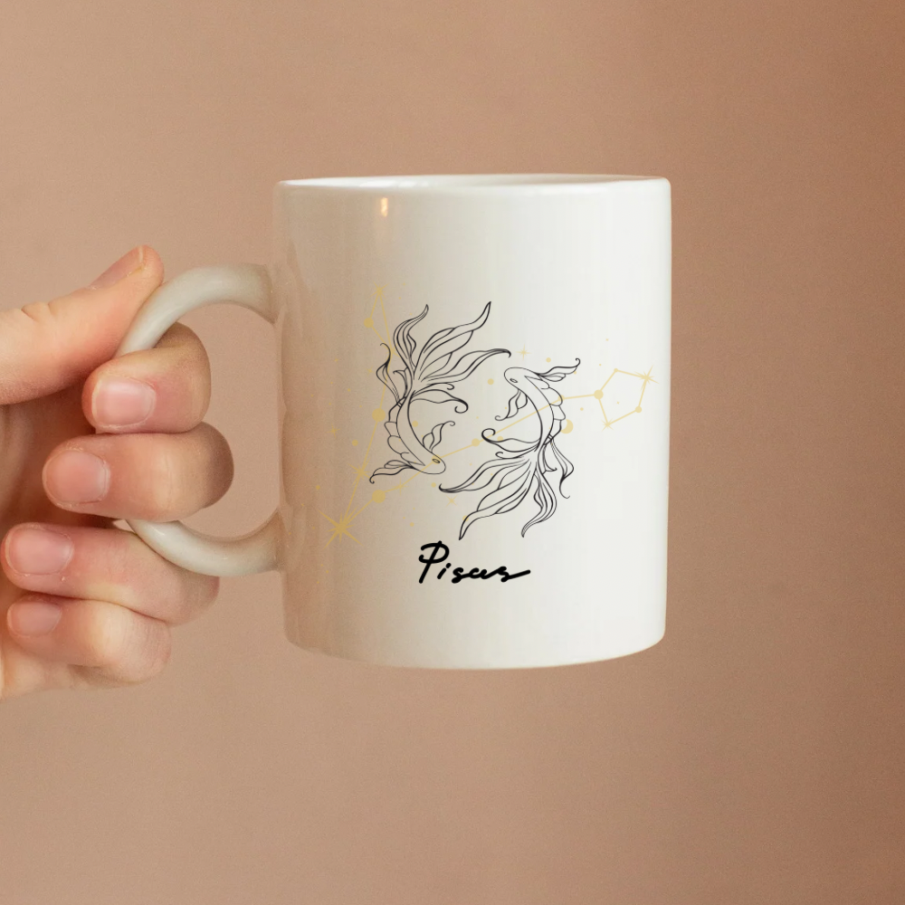 Pisces Zodiac Magic Mug | Perfect Birthday Gift