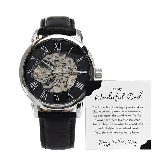 Wonderful Dad Watch with Beautiful Message | Perfect Gift for Dad | Father's Day Gifts