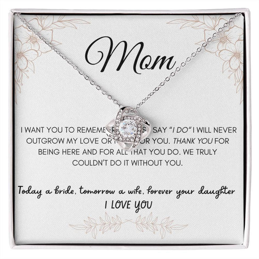 To My Mom On My Wedding Day | Perfect Gift for Mother of The Bride From Daughter