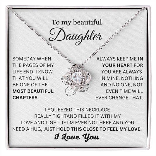 To My Daughter Perfect Gift | Perfect Necklace Gift for Daughter | Perfect Gift For Her