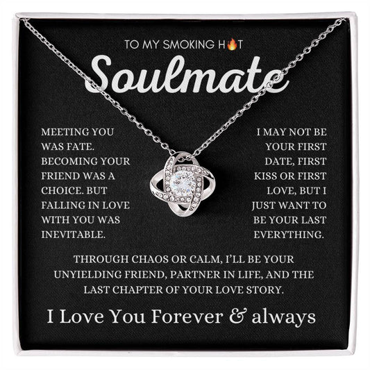 To My Soulmate Necklace for Her | Perfect Enchanted Gift for Anniversary, Birthday, Holiday Gift,  Valentines day | Perfect Gift for Soulmate