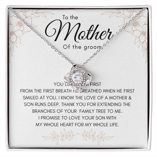 To The Mother Of The Groom On Our Wedding Day Gift | Stunning Necklace For Mother In Law