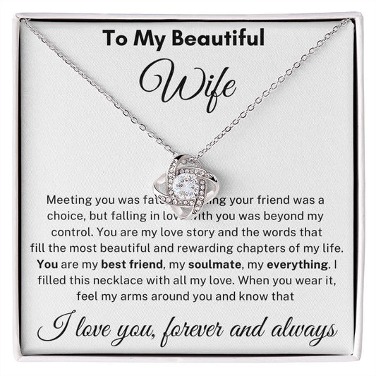 Beautiful Gift for Beautiful Wife | Perfect Stunning Necklace for Wife