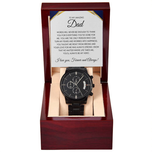 Perfect Watch For Dad | To My Amazing Dad Message Card