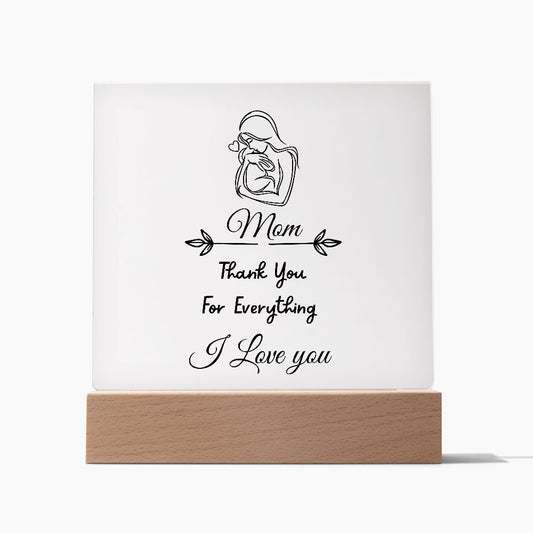 Perfect Gift For Mom | Acrylic Square Plaque