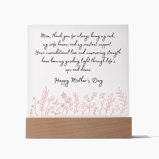 Mother's Day Acrylic Art Plaque | Perfect Gift For Your Mom