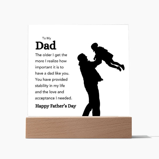 Dad Acrylic Art | Perfect Father's Day Gift