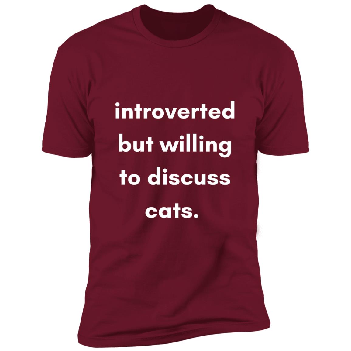 Introverted Cat Short Sleeve Tee | Perfect Gift For Cat Lovers