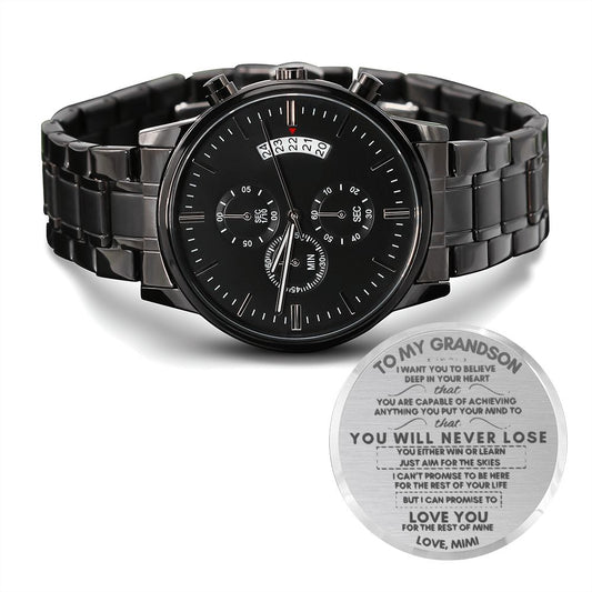 Engraved Watch for Grandson | Perfect Gift from Mimi