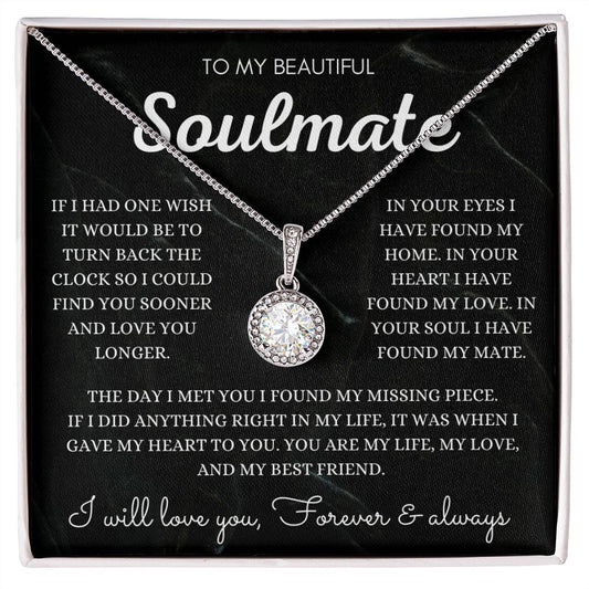 To My Soulmate Necklace | Stunning Gift For Her | Soulmate Gift | Anniversary Gift