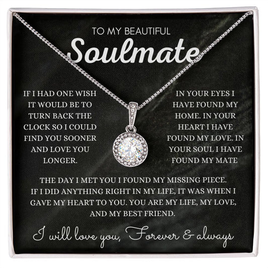 To My Soulmate Necklace | Stunning Gift For Her | Soulmate Gift | Anniversary Gift