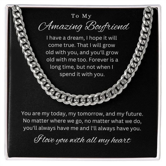 Amazing Boyfriend Gift | Perfect Gift for Him | Chain for Boyfriend