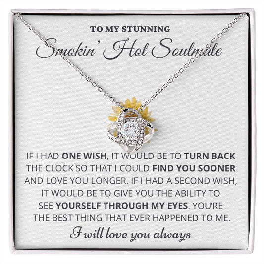 Love Knot Necklace for Smokin' Hot Soulmate