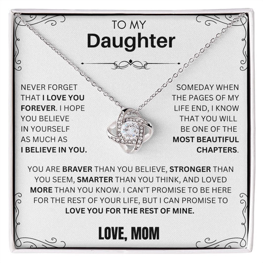 To My Daughter Gift | Stunning Necklace for Daughter | Perfect Gift for Her