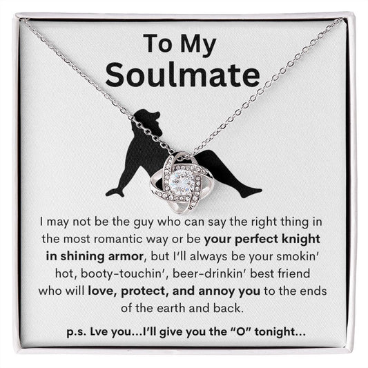 Funny Soulmate Gift | Stunning Necklace | Inside Joke Gift for Soulmate | Perfect Gift for Her | Anniversary Gift