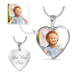 Personalized Photo Heart Necklace