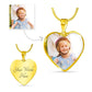 Personalized Photo Heart Necklace